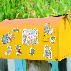 Ostern Peter hase magnetische Aufkleber für Briefkasten Kühlschrank Auto süße Hasen Deko.