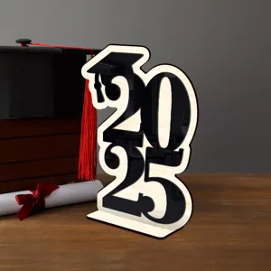 2025 decoracion de mesa de madera para adorno de fiesta de graduacion regalo ideal nuevo