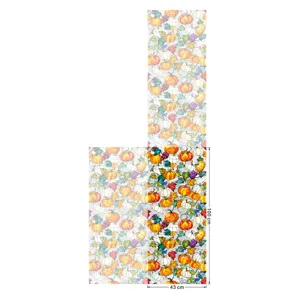 Halloween stained glass window film pumpkin static sticker decorative home window decor 100x43cm