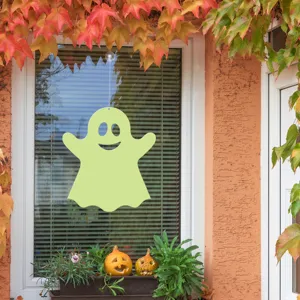 Halloween glow-in-the-dark ghost hanging decoration for window party holiday decor