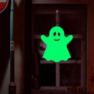 Halloween hanging luminous ghost wall sticker glow in the dark spooky party decor prop