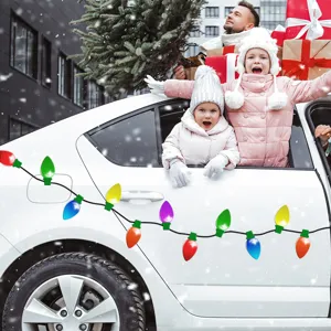 Adesivo magnetico riflettente per auto di Natale decorazione festiva per frigorifero