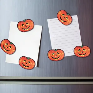 Halloween wooden magnetic fridge stickers cute pumpkin design kitchen home decor magnets