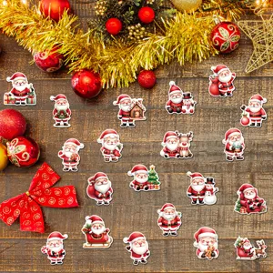 Christmas Santa fridge magnets cute snowman soft magnetic stickers for holiday home decor