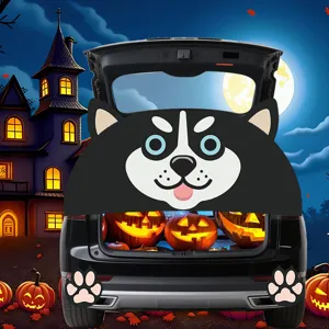 Halloween Kat Auto Kofferbak Sticker PVC Stof Dieren Decoratie Griezelige Feest