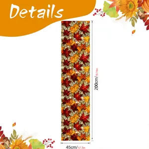 Autumn maple leaf PVC window film, static cling privacy glass sticker for home decor 200x45cm