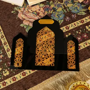 Islamitische stijl moskee bureaublad ornament acryl decoratief vaartuig voor thuis festival