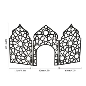 Ornement de bureau architectural de style Moyen-Orient, design géométrique creux exquis pour.