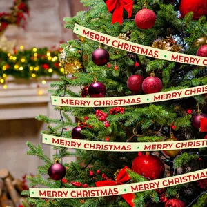 Weihnachten Warnband dekorativ leuchtend fluoreszierend festlich Band Aufkleber Baum