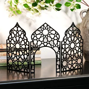Ornement de bureau écran architectural géométrique islamique décoration maison Moyen-Orient