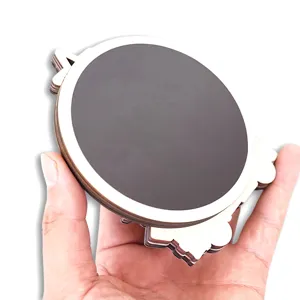 Calendario de cuenta regresiva de Navidad de madera iman de nevera dorso magnetico