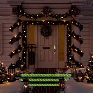 Weihnachten leuchtendes Warnband fluoreszierender Streifen leuchtender Aufkleber für Stufen