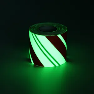 Leuchtband im dunkeln selbstklebend Weihnachten Warnband fluoreszierend Klebeband Rolle.