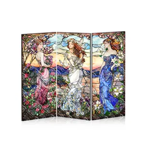 Paravent Pliante Acrylique De Table Cloison Art Nouveau Décoratif Miniature Ornement De Bureau