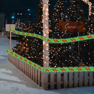 Weihnachten leuchtendes Warnband im Dunkeln leuchtendes Klebeband für Partydekorationen.
