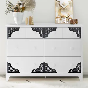 Adesivi angolari in acrilico in stile Medio Oriente, decalcomanie decorative murali.