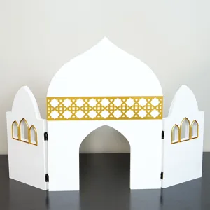 Décoration de table mosquée style Moyen-Orient pour fête festival et maison vue détaillée