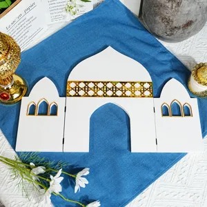 Ornement de bureau d'architecture de style moyen-oriental, idéal pour la fête de l'Aïd.