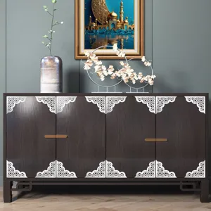 Adesivi angolari decorativi in acrilico in stile Medio Oriente per porte e pareti.
