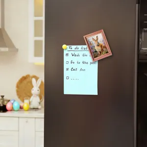 Easter wooden photo frame fridge magnet cute rabbit decorative magnetic picture frame home