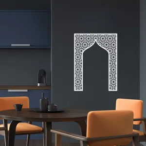 Islamic Mihrab wall sticker Arabic arch decal geometric home decor interior wall art vinyl