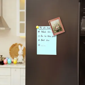 Easter wooden photo frame fridge magnet, cute bird nest design for home kitchen decoration.
