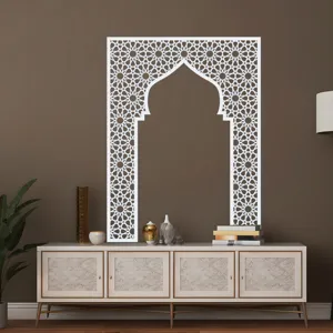 Middle Eastern style Mihrab wall sticker acrylic geometric arch wall art home decor