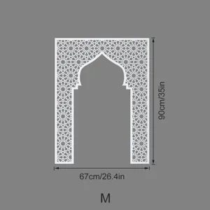 Middle Eastern style Mihrab geometric wall sticker size M 90x67cm acrylic mirror decor