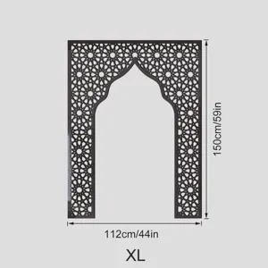 Middle Eastern style Mihrab arch wall sticker geometric pattern XL size decor 150x112cm