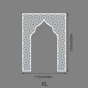 Middle Eastern style mihrab wall sticker geometric arch alcove XL size 150x112cm home decor