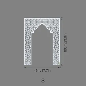 Middle Eastern style niche wall sticker geometric arch acrylic panel home decor size S