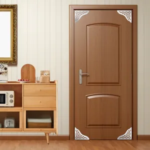 Adesivi angolari per porte in acrilico stile mediorientale, decalcomanie decorative geometriche.
