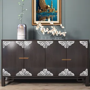 Adesivi angolari in acrilico stile Medio Oriente decorativi adesivi murali per porta casa