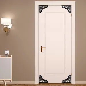Adesivi per angoli di porta in acrilico stile Medio Oriente arte da parete decorativa