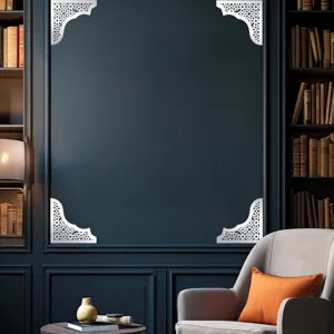 Adesivi murali angolari in acrilico in stile mediorientale, decorazioni per angoli di porte e pareti.