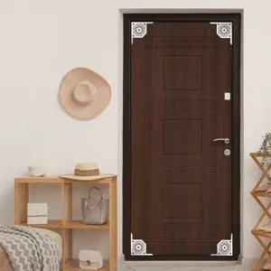 Adesivi per angoli porta in acrilico stile medio orientale, decalcomanie decorative geometriche.