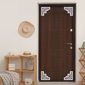 Adesivi per angoli porta in acrilico stile Medio Oriente decorazione murale dettaglio.