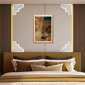 Adesivi murali ad angolo in acrilico in stile mediorientale decalcomanie decorative per porte
