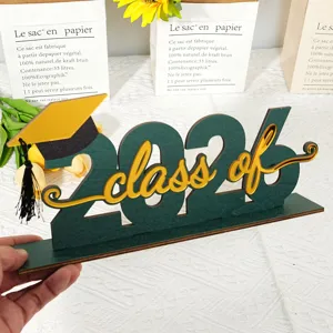 Targa da tavolo in legno 2026 decorazione per festa di laurea ornamentale nuovo stile