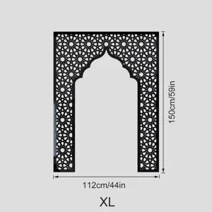 Islamic arch geometric wall sticker acrylic mirror decorative decal 150x112cm XL size for home