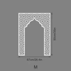 Islamic Style Mihrab Arch Wall Sticker M Size Decorative Acrylic Mirror Detail View