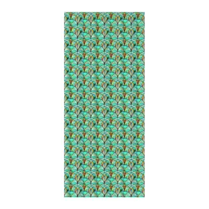 Gedetailleerd overzicht van statische vensterglasfolie met 3D-geëmbosseerd patroon.