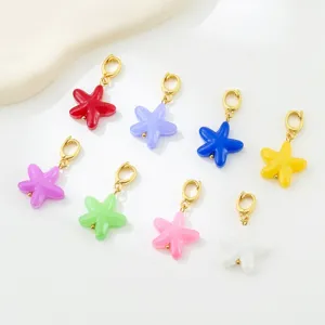 Ciondolo stella Marina in smalto colorato per collana braccialetto gioielli accessori