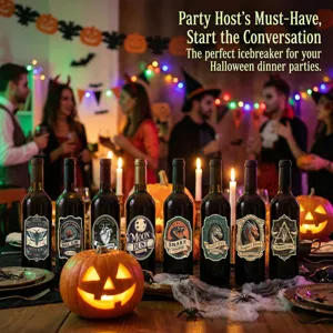 Autokollita boukalion potion Halloween gia tin diakosmisi tromaktikis giortis parti