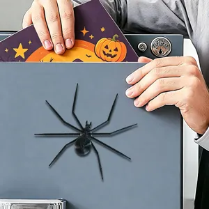 3D printed spider fridge magnet Halloween spooky magnetic sticker home holiday decor item