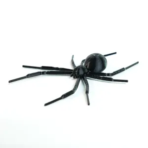 3D printed black spider Halloween refrigerator magnet festival party decoration sticker