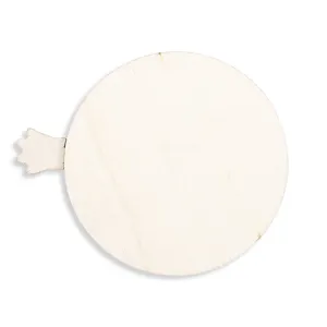 Blank wooden round spinning sign part for DIY craft pet status board home decor.