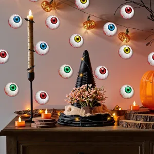 Halloween LED leuchtender Augapfel Wandaufkleber und festliche Party Urlaubsdeko Requisiten.