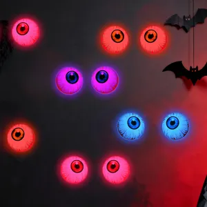 Halloween LED leuchtende Augen Wanddekoration Party Requisiten stimmungsvolles gruseliges Hängedekor