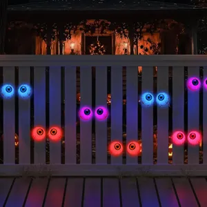 Halloween LED leuchtende Augen Dekoration, gruselige Hänge-Requisiten für Party, Nachtbeleuchtung.
